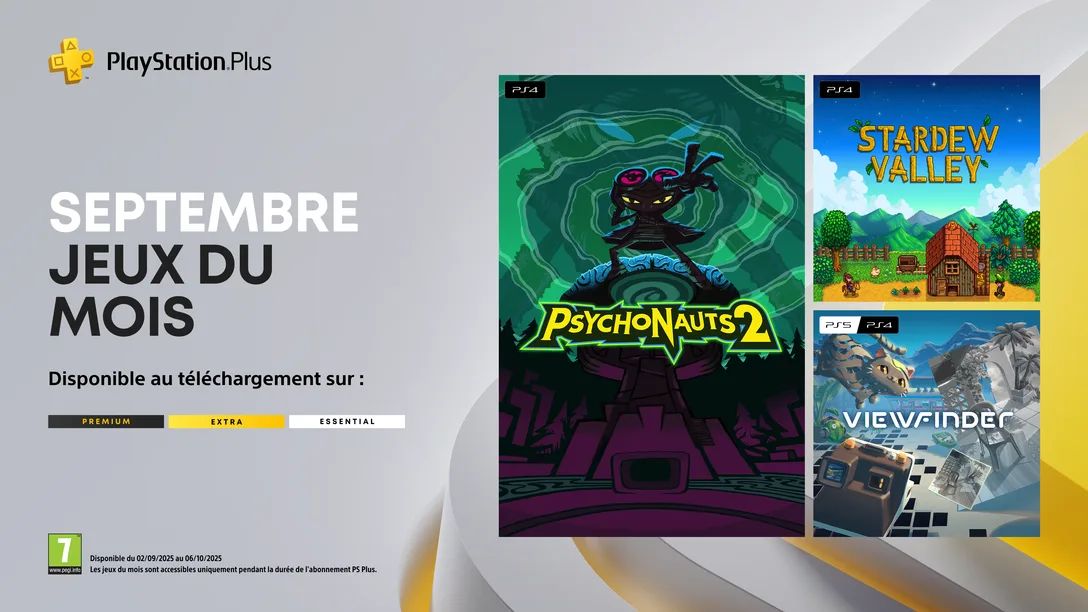 Ps plus septembre 2025