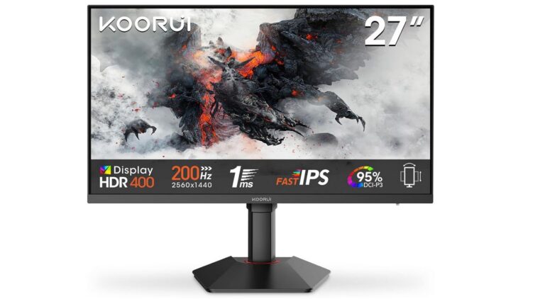 KOORUI G2722P Ecran PC Gamer 27 Pouces 200Hz