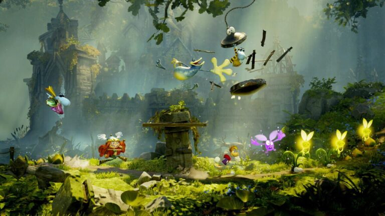 Rayman et Barbara dans Rayman Legends Retold