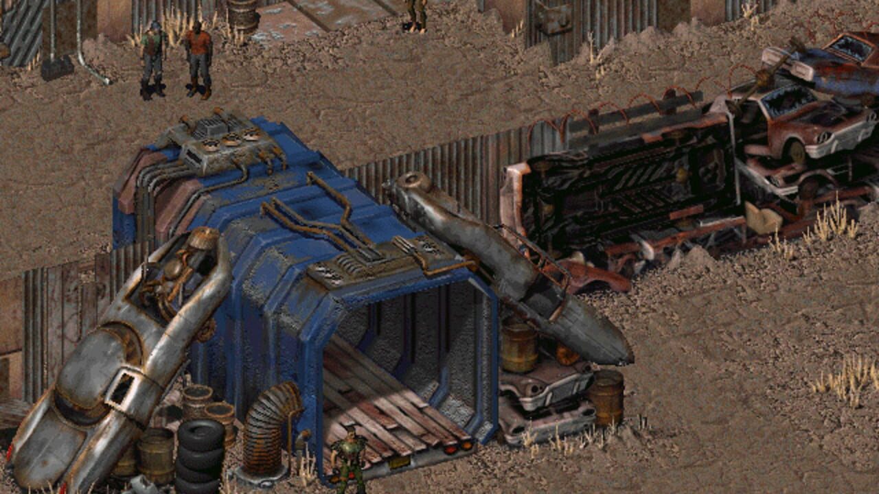 Illustration du premier Fallout et de son univers post-apocalyptique