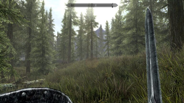 Interface de lecture d’un livre dans The Elder Scrolls V: Skyrim