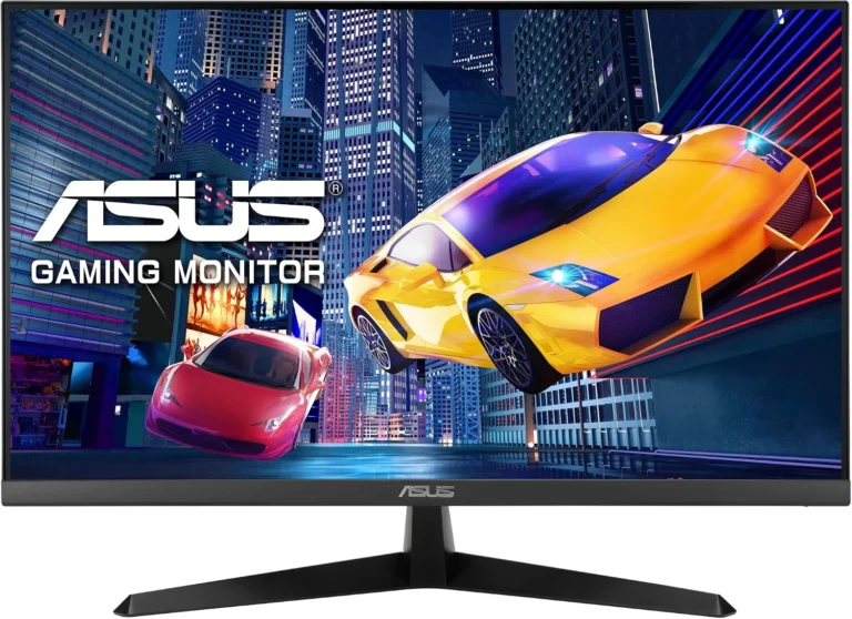 Écran gaming ASUS VY279HG2 27 pouces IPS 144 Hz sur son pied noir