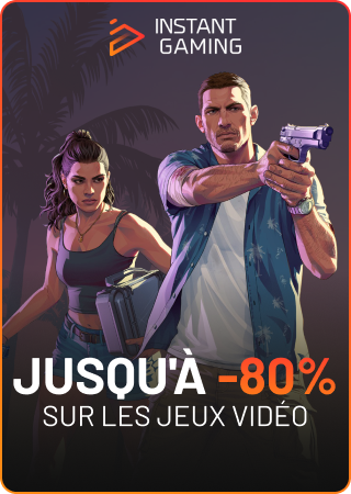 Instant Gaming : jusqu'à -80 % sur les jeux vidéo