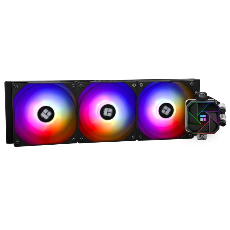 Watercooling Thermalright Aqua Elite 360 V3 ARGB avec trois ventilateurs et pompe lumineuse